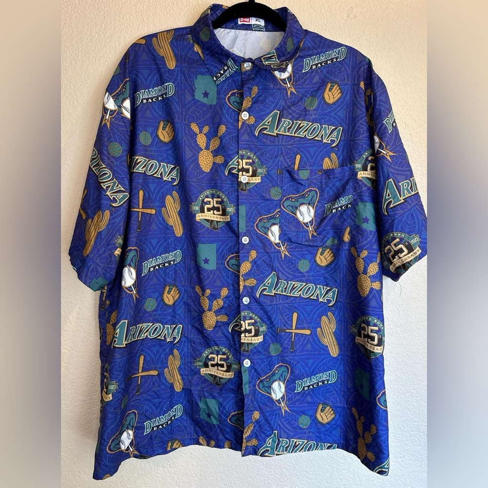 2023 Arizona Diamondbacks AOP Button Shirt